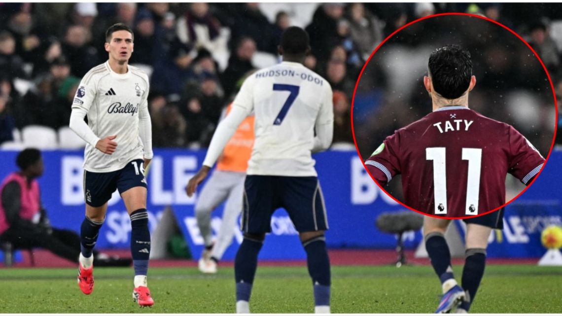Nico Domínguez amargó el debut de Taty Castellanos en el West Ham