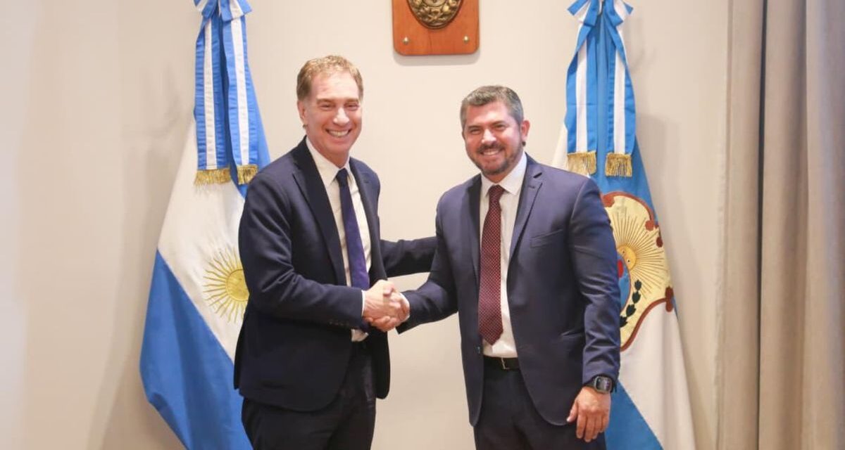 Marcelo Orrego recibió a Diego Santilli en San Juan y se mostró dispuesto a encontrar los consensos necesarios para la reforma laboral