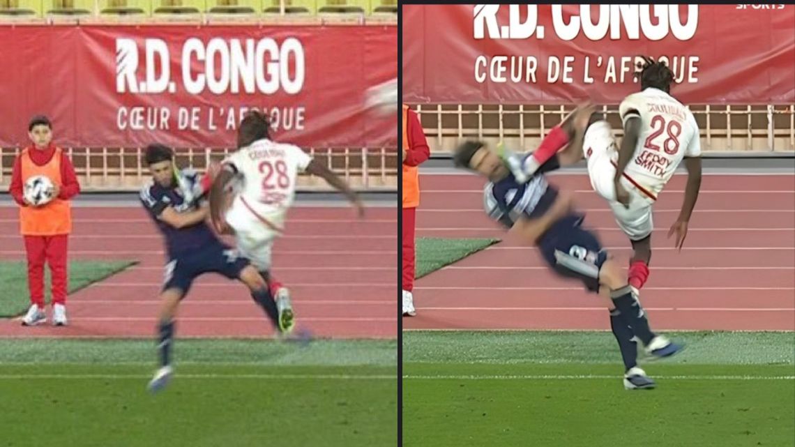 Nicolás Tagliafico sufrió un tremendo planchazo