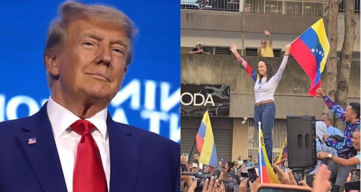 Donald Trump recibirá esta semana a María Corina Machado en la Casa Blanca