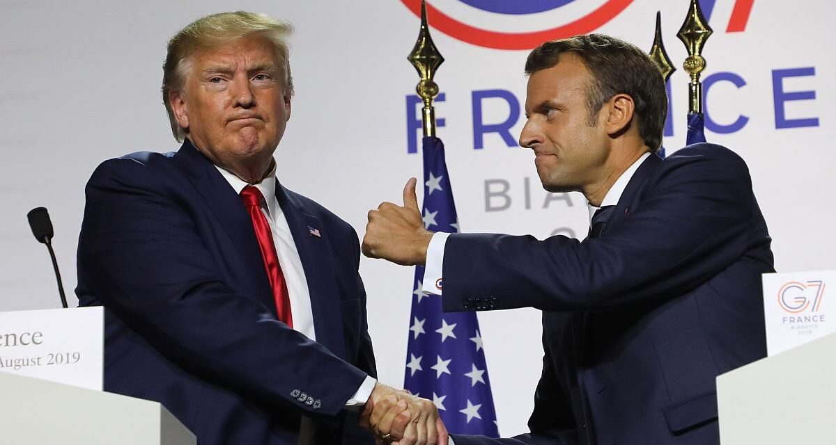 Donald Trump rompe las reglas de la diplomacia (otra vez) y divulga chats privados con Emmanuel Macron