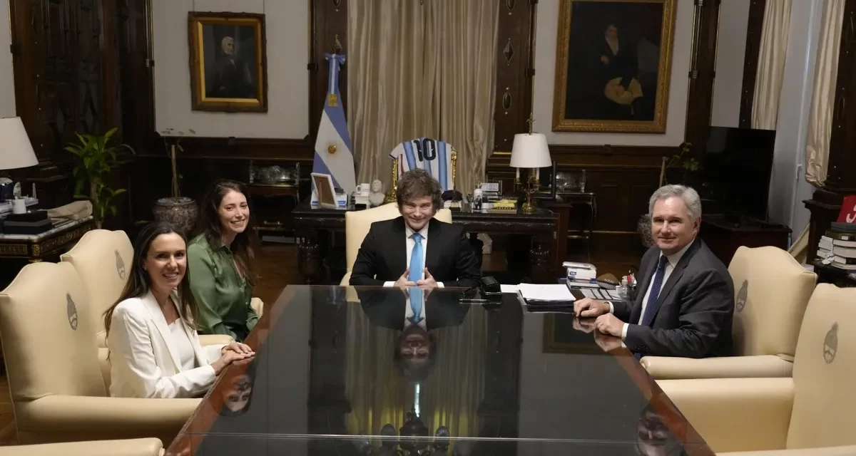 Javier Milei se reunió con la activista venezolana Elisa Trotta y analizaron el escenario político tras la incursión de EEUU