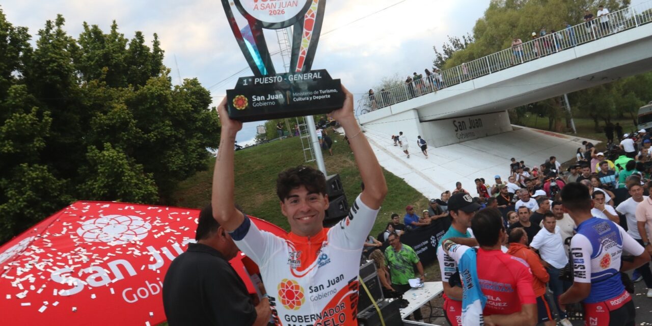 Baeza Muñoz dio el golpe final y se consagró campeón de la Vuelta a San Juan