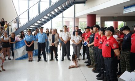 San Juan recibió a los brigadistas que combatieron los incendios en Chubut