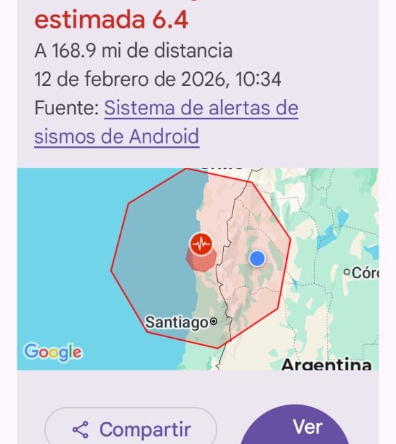 Sismo de magnitud y alarma en San Juan