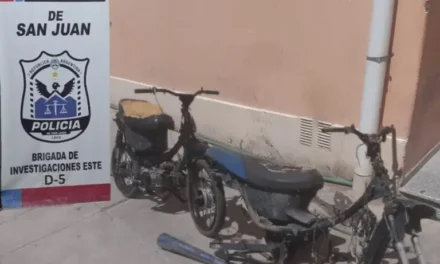Moto robada, desarmada y con el motor limado: la Policía logró recuperarla en 9 de Julio