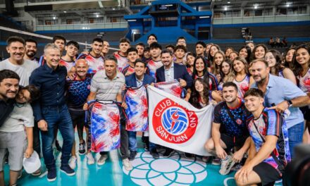 San Juan vuelve a ser capital del vóley nacional: Orrego inauguró la Liga Federal 2026 con fuerte respaldo al deporte