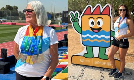 ¡Abu Dabi se rinde ante el talento sanjuanino! Mónica Vargas y Adriana Quiroga destacan en el atletismo master 