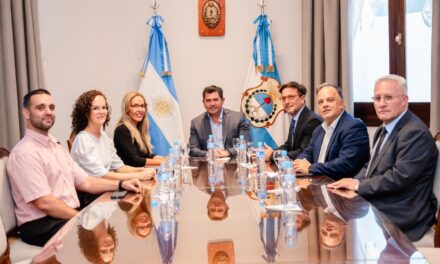 Hualilán vuelve a producir y Orrego recibióa la cúpula empresa en el relanzamiento del oro