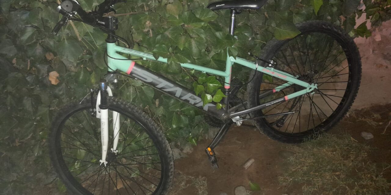 Arrojaron la bicicleta y escaparon, pero terminaron detenidos en Chimbas