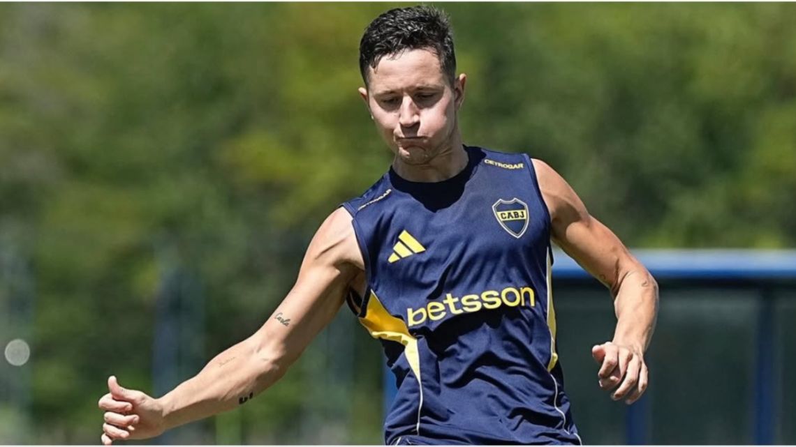 Ander Herrera sintió una molestia en pleno entrenamiento y es nueva baja en Boca