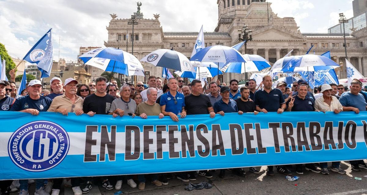 La CGT confirmó paro nacional por 24 horas contra la reforma laboral de Javier Milei