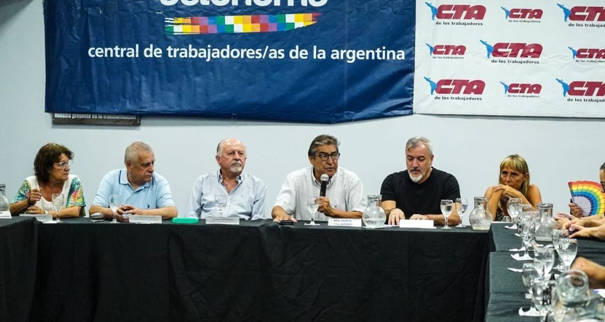 Las CTA convocaron a un paro y movilización contra la reforma laboral de Javier Milei