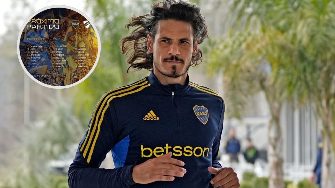 Con la aparición de Edinson Cavani, Claudio Úbeda presentó los convocados de Boca para enfrentar a Platense
