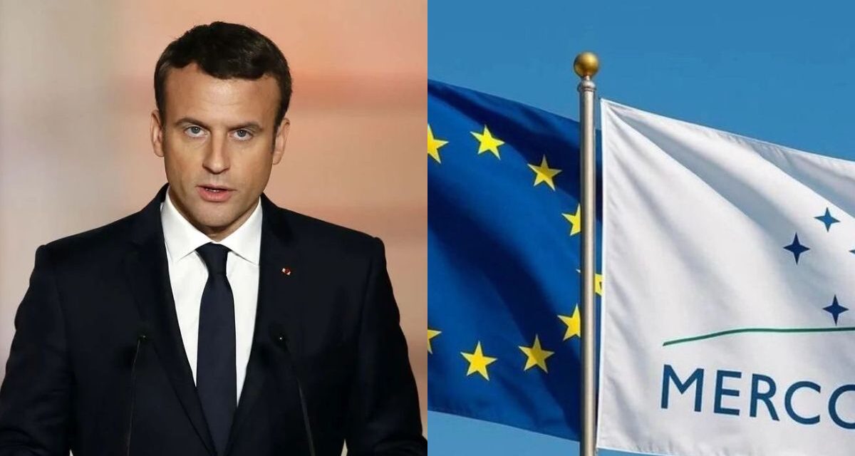 Emmanuel Macron recibió como una mala sorpresa la aplicación parcial del acuerdo UE-Mercosur