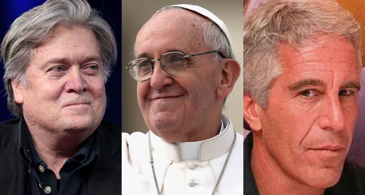Steve Bannon y Jeffrey Epstein detrás de una conspiración contra el papa argentino: Derribaremos a Francisco