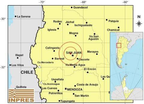 Dos sismos sacudieron la medianoche y tuvieron epicentro en Ullum