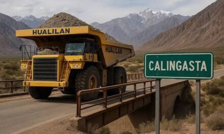 Hualilán se pone en marcha: 25 camiones diarios y fondos para obra pública