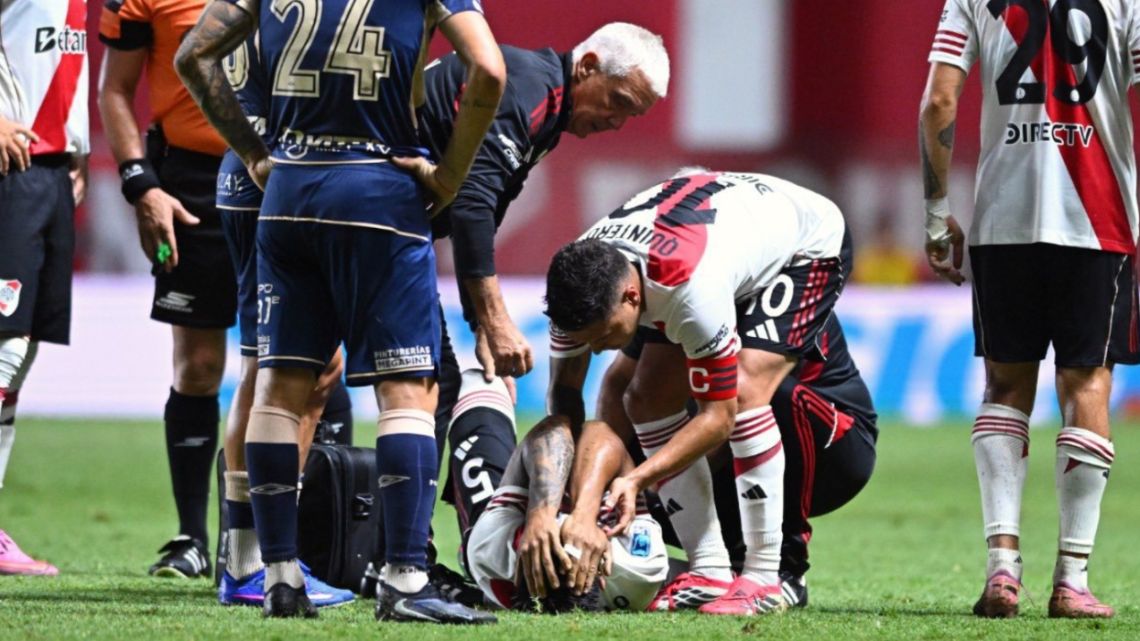 Juan Carlos Portillo se rompió los ligamentos cruzados: ¿cuánto tiempo estará sin jugar en River?