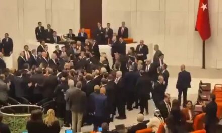 Golpes de puño, empujones y gritos en la asunción del nuevo ministro de Justicia