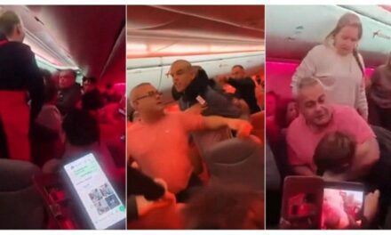 Dos pasajeros fueron expulsados por la policía