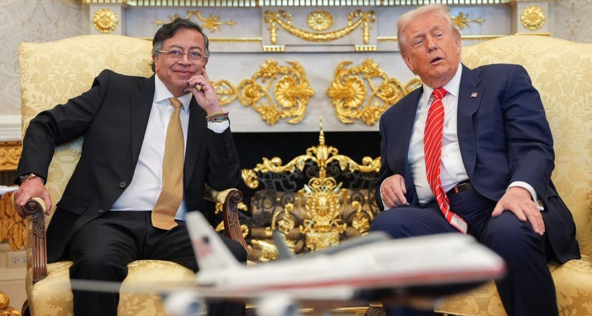 Donald Trump se reunió con Gustavo Petro y le puso un freno a la tensión: Amo a Colombia