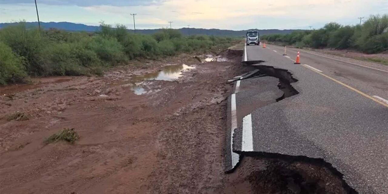 Corte total nocturno en la RN 141 y complicaciones en rutas provinciales por el temporal