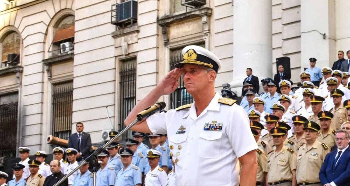 El vicealmirante Dalle Nogare participará de la Cumbre de Altos Mandos Militares convocada por EEUU