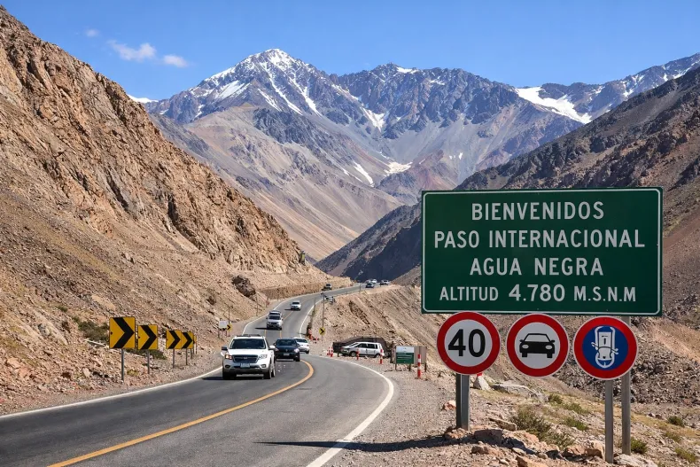 Refuerzan los controles de velocidad en el Paso de Agua Negra para mejorar la seguridad vial