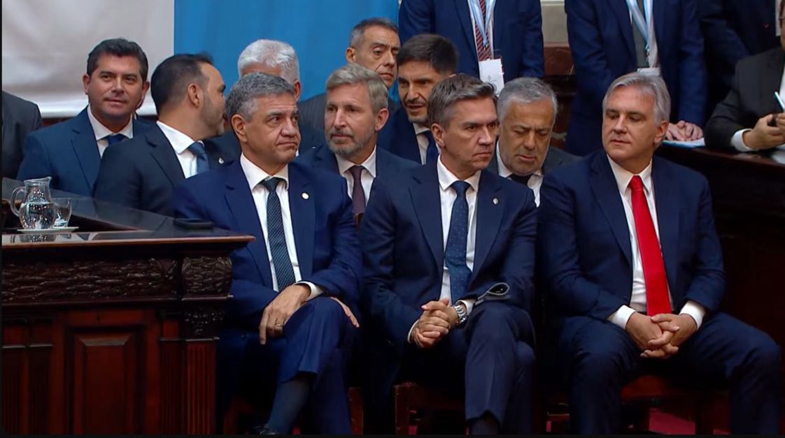 Orrego, en primera fila del mensaje presidencial que abrió el año legislativo