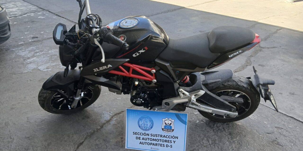 Rivadavia: La policía recuperó dos motos robadas que estaban escondidas en viviendas