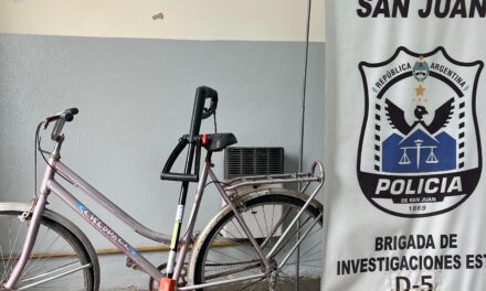Cayó “El Pollito”: recuperan una bicicleta y una cortadora de césped robadas en Rawson