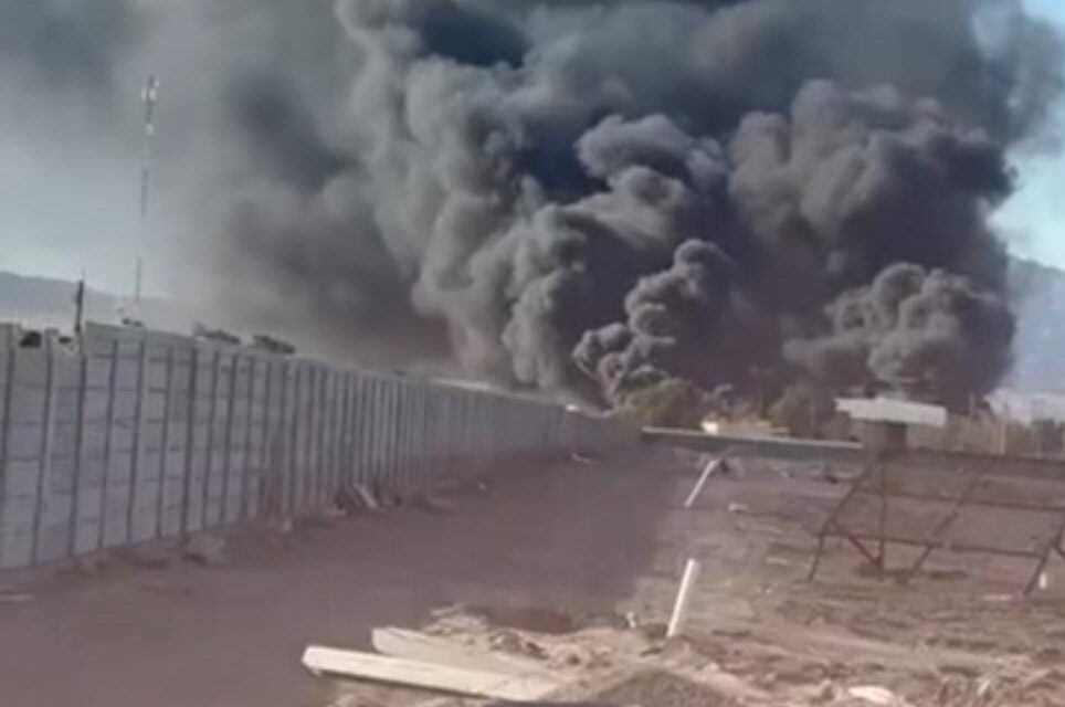 Video impactante: Voraz incendio en el Parque Industrial de Chimbas genera alarma y un amplio operativo