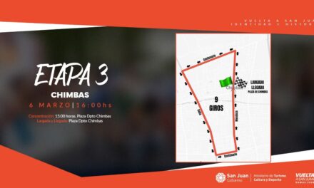 La Vuelta a San Juan Damas llega a Chimbas con la Etapa 3