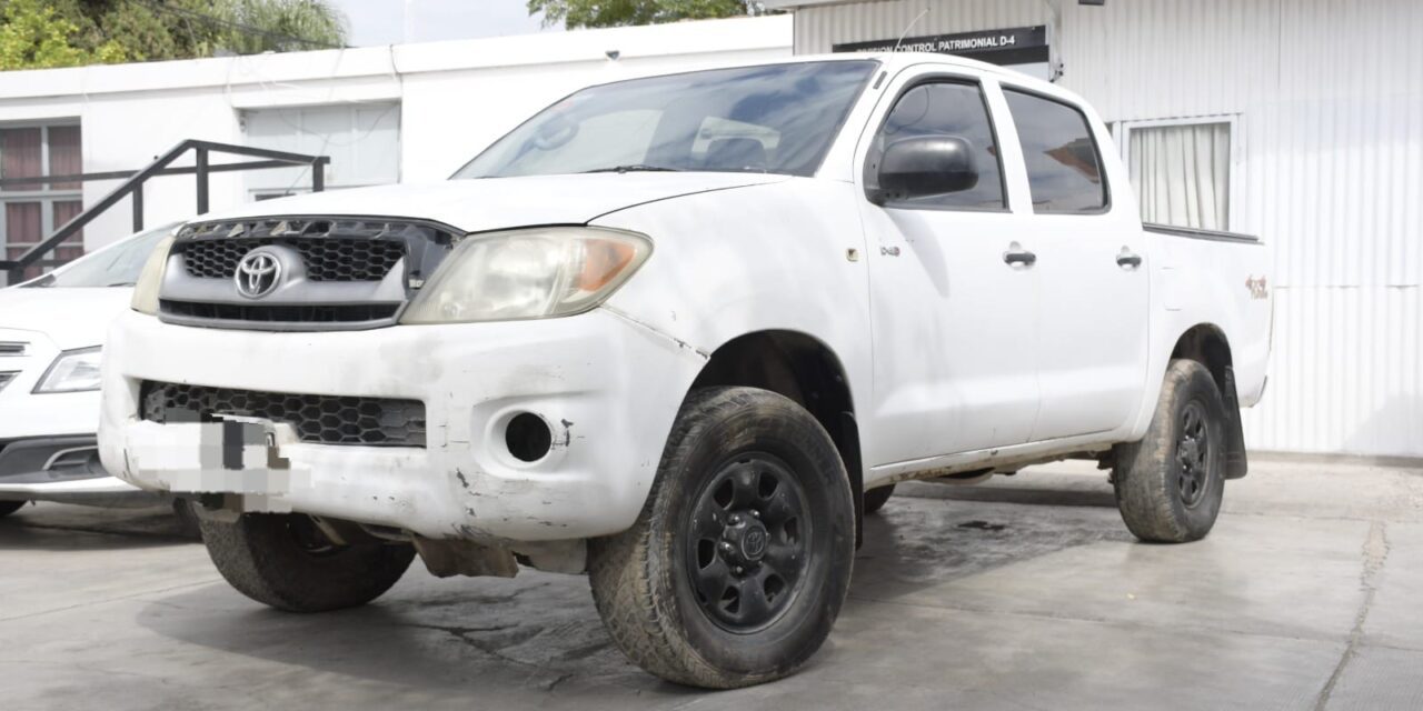 Robo exprés: Recuperaron una camioneta robada pocas horas después en Rawson