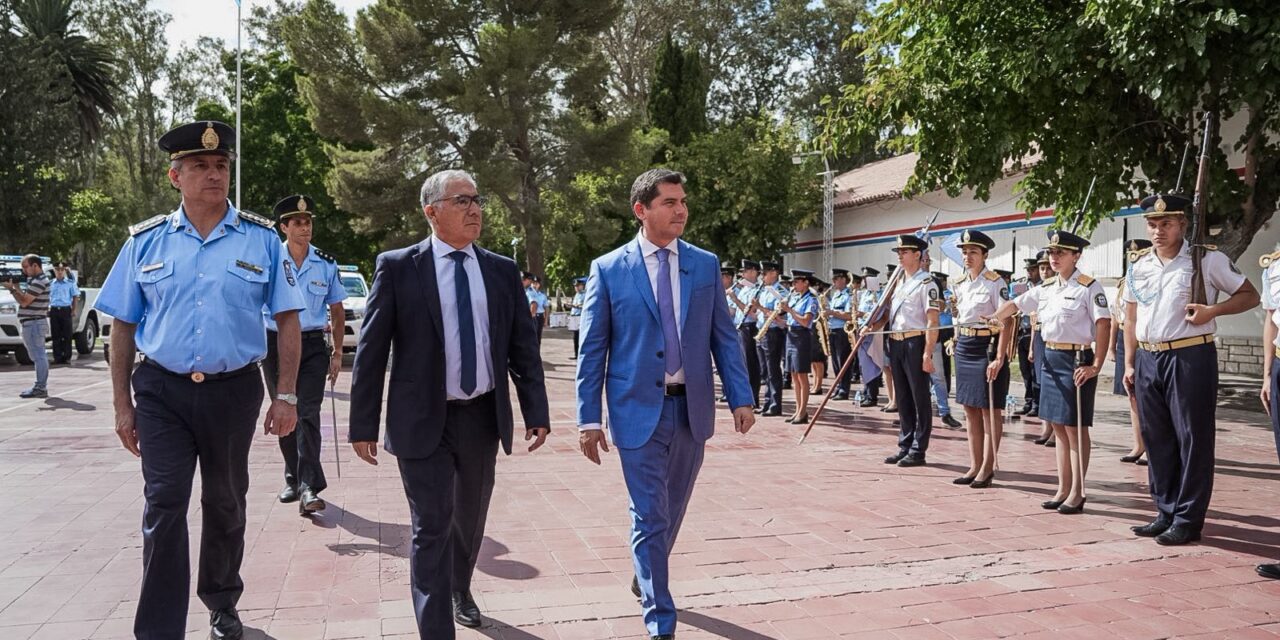 Orrego relanzó la cúpula policial, ascendió a más de mil efectivos y sumó móviles para reforzar el patrullaje