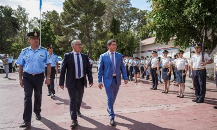 Orrego relanzó la cúpula policial, ascendió a más de mil efectivos y sumó móviles para reforzar el patrullaje