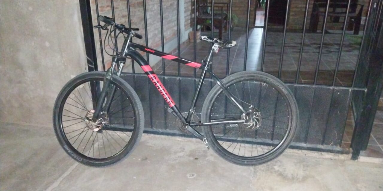Quiso robar una bicicleta trepando una reja y terminó detenido en Chimbas
