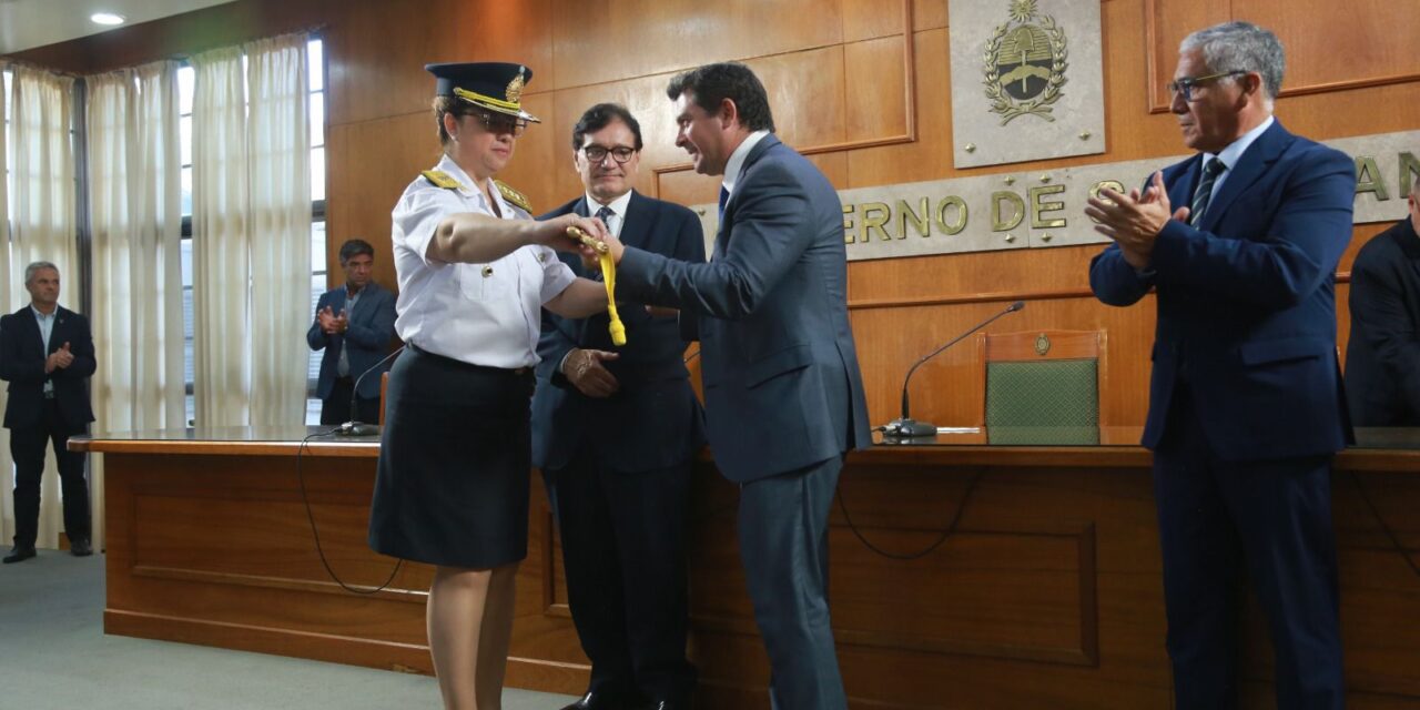 Orrego encabezó un acto histórico y reforzó el compromiso con la seguridad