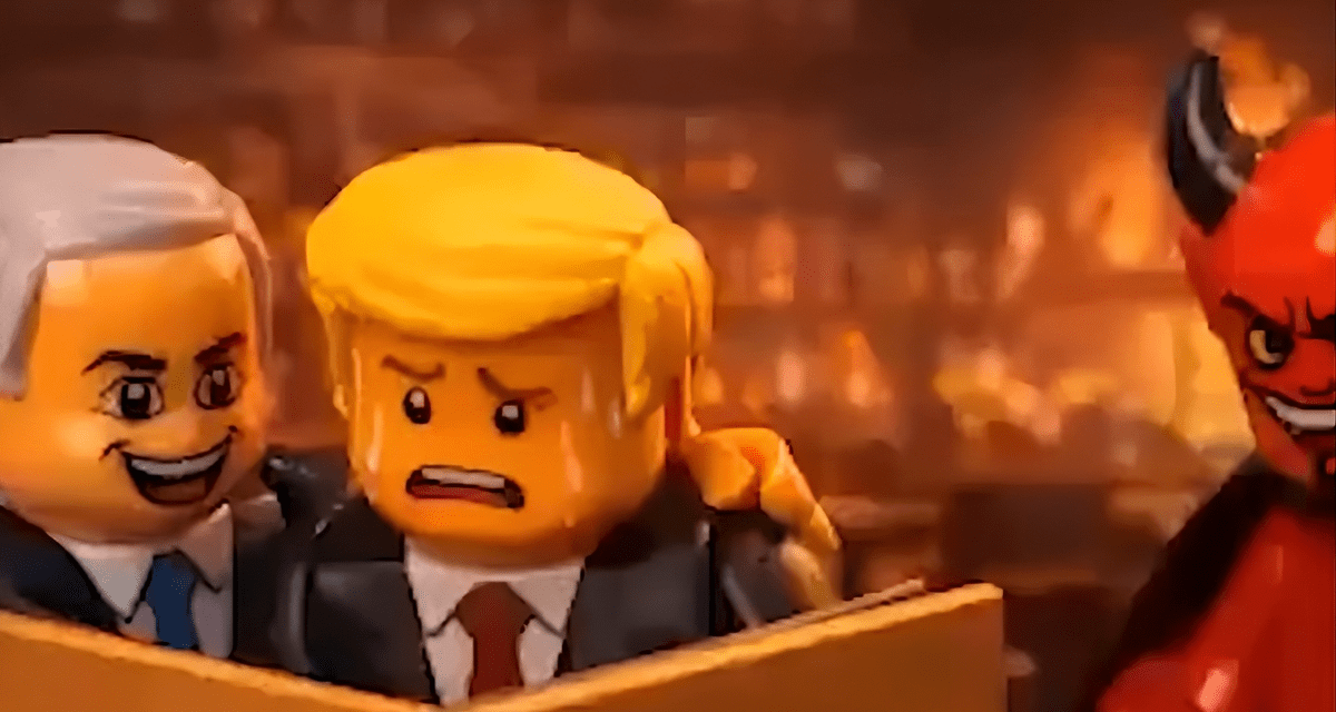 Irán publicó un video versión lego de la guerra contra EEUU e Israel