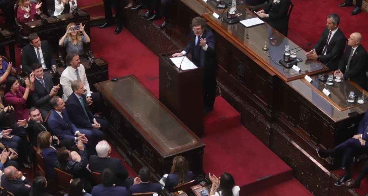 Un Javier Milei confrontativo dejó inauguradas las sesiones ordinarias