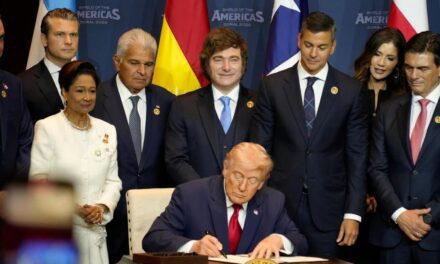 Javier Milei ratifica su alineamiento con Donald Trump en el anuncio del Escudo de las Américas