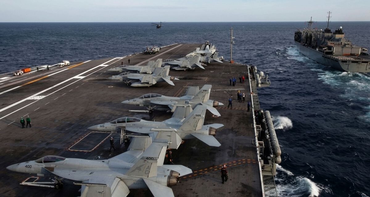 Irán amplía su control marítimo, declara control del golfo de Omán y amenaza con atacar el portaaviones USS Abraham Lincoln