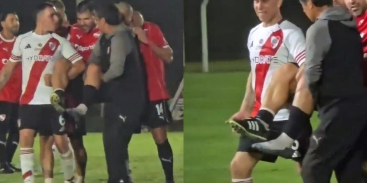 el Kun Agüero sufrió una grave lesión jugando para el Senior de Independiente
