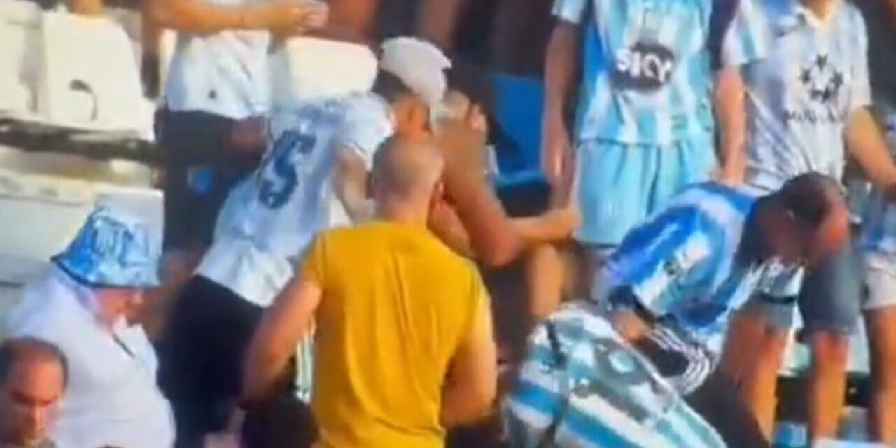 Prohíben el ingreso a los estadios a un barra de Racing por una violenta agresión en el Cilindro