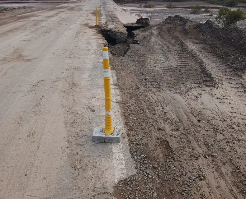 Las lluvias ya provocan daños en rutas sanjuaninas: hay erosiones y zonas complicadas
