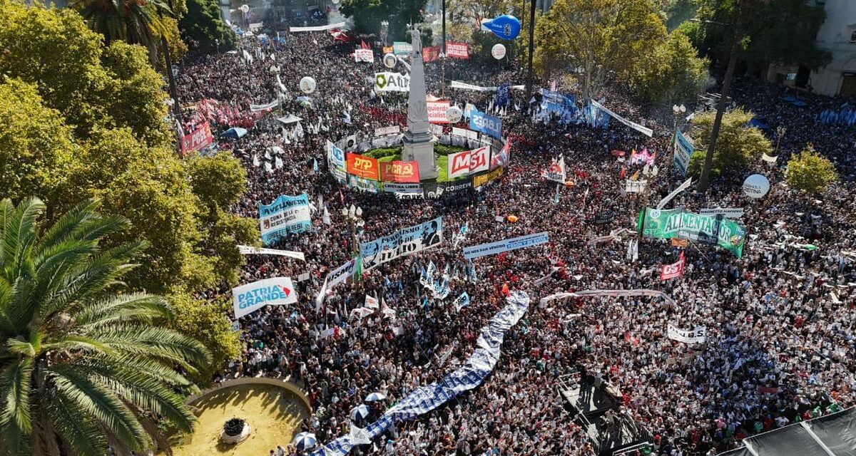 A 50 años del golpe de Estado, el acto central combinó reclamos por memoria y críticas al gobierno de Javier Milei