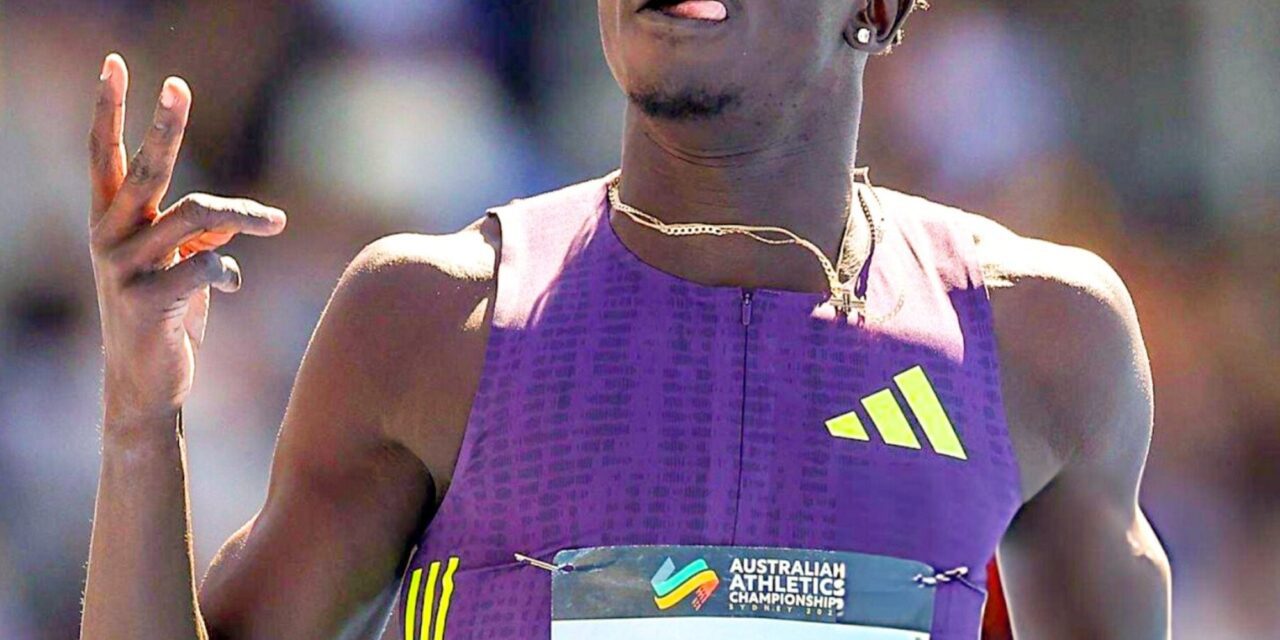 Gout Gout va más rápido que Usain Bolt y es el nuevo dueño del récord mundial juvenil de los 200 metros