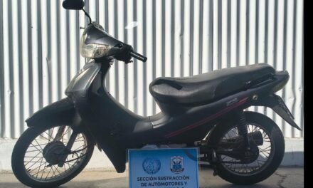 Recuperan una moto adulterada en Rawson y la Justicia investiga su origen