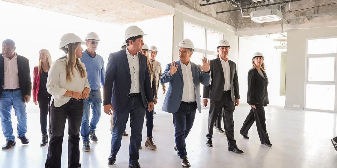 Orrego supervisó el avance del nuevo Hospital Aldo Cantoni: La obra ya supera el 87%